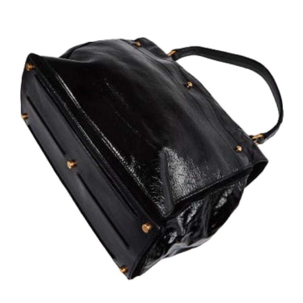 YVES SAINT LAURENT
Black Patent Leather/Suede Muse Two Bag - Picture 3 of 16